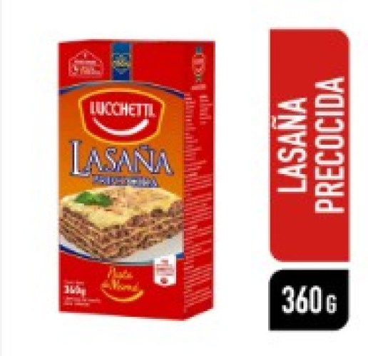 Lasaña precocida